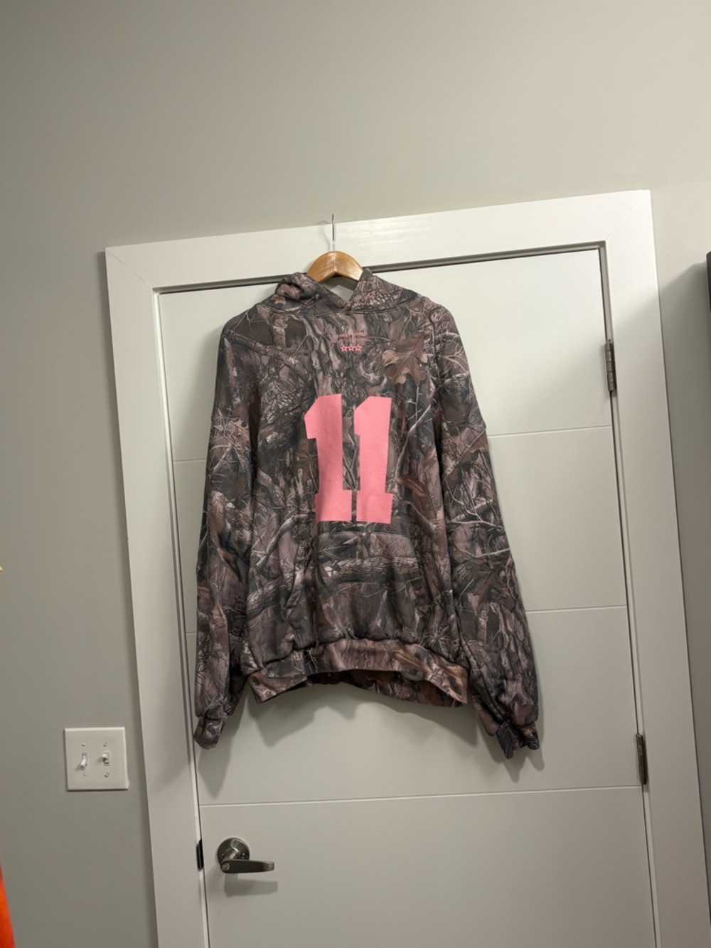 LONELY GHOST 11:11 Heavyweight Hoodie — Camo - Picture 5 of 6